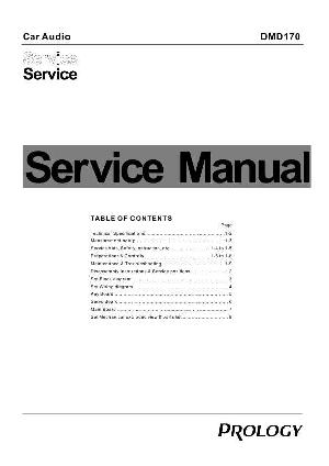 Сервисная инструкция Prology DMD-170S ― Manual-Shop.ru