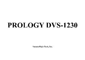 Сервисная инструкция Prology DVS-1230 ― Manual-Shop.ru
