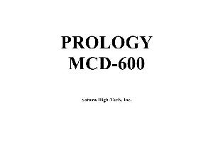 Сервисная инструкция Prology MCD-600 ― Manual-Shop.ru