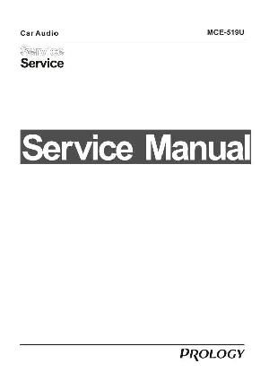 Сервисная инструкция Prology MCE-519U ― Manual-Shop.ru