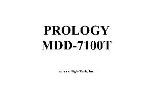 Сервисная инструкция Prology MDD-7100T ― Manual-Shop.ru