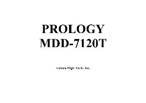 Сервисная инструкция Prology MDD-7120T ― Manual-Shop.ru