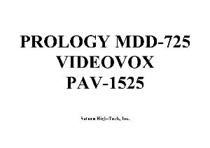 Сервисная инструкция Prology MDD-725 ― Manual-Shop.ru