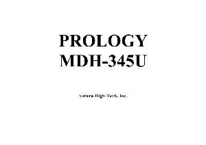Сервисная инструкция Prology MDH-345U ― Manual-Shop.ru
