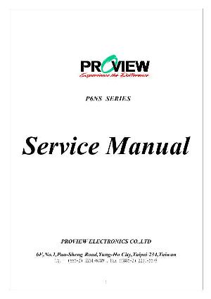 Сервисная инструкция Proview 562NS, 572, 772, 777, P6NS-series ― Manual-Shop.ru