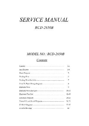 Service manual Reloop RCD-2650B ― Manual-Shop.ru