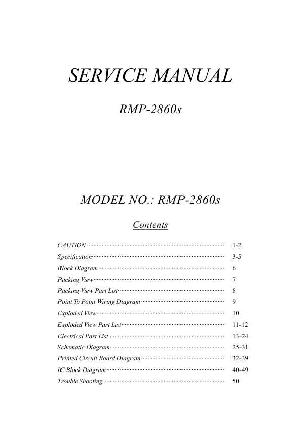 Сервисная инструкция Reloop RMP-2860S ― Manual-Shop.ru