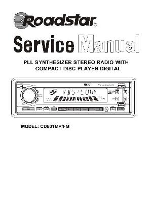 Service manual Roadstar CD-801MP-FM  ― Manual-Shop.ru