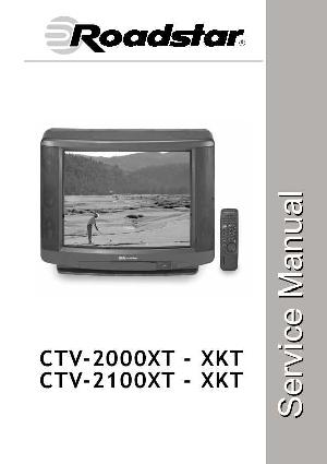 Сервисная инструкция Roadstar CTV-2000XT, 2100XKT ― Manual-Shop.ru