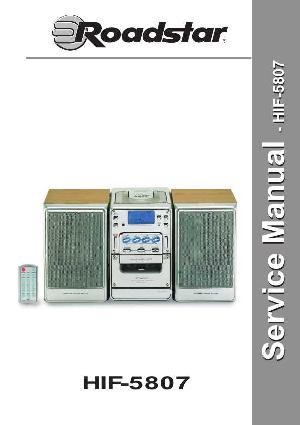Service manual Roadstar HIF-5807 ― Manual-Shop.ru