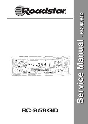 Сервисная инструкция Roadstar RC-959GD ― Manual-Shop.ru