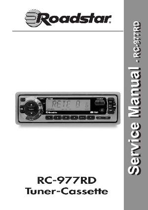 Сервисная инструкция Roadstar RC-977RD ― Manual-Shop.ru