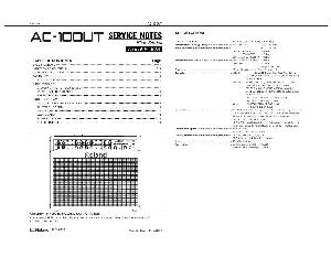 Сервисная инструкция Roland AC-100UT ― Manual-Shop.ru