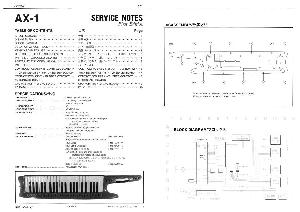 Сервисная инструкция Roland AX-1 ― Manual-Shop.ru
