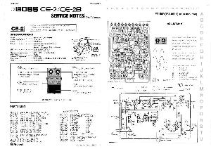 Сервисная инструкция Roland CE-2, CE-2B ― Manual-Shop.ru