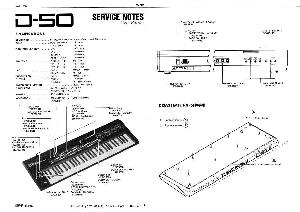 Сервисная инструкция Roland D-50 ― Manual-Shop.ru