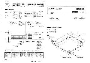 Сервисная инструкция Roland D-550 ― Manual-Shop.ru
