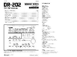 Сервисная инструкция Roland DR-202 ― Manual-Shop.ru