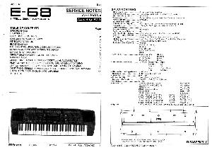 Сервисная инструкция Roland E-68 ― Manual-Shop.ru