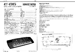Сервисная инструкция Roland E-86 ― Manual-Shop.ru