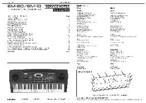 Сервисная инструкция Roland EM-10, EM-20 ― Manual-Shop.ru