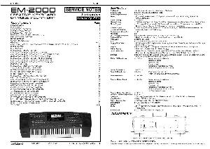 Сервисная инструкция Roland EM-2000 ― Manual-Shop.ru