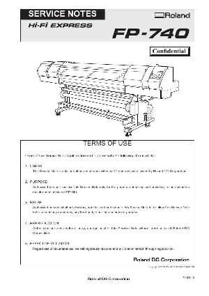 Сервисная инструкция Roland FP-740 ― Manual-Shop.ru