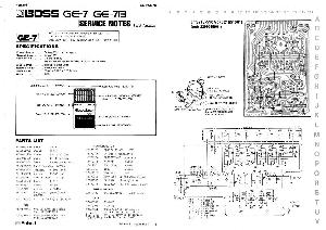 Service manual Roland GE-7, GE-7B ― Manual-Shop.ru