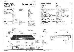 Сервисная инструкция Roland GP-16 ― Manual-Shop.ru