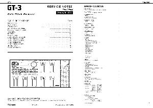 Сервисная инструкция Roland GT-3 ― Manual-Shop.ru