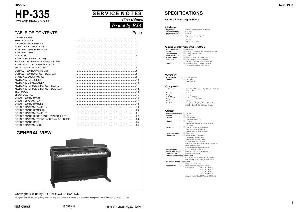 Сервисная инструкция Roland HP-335 ― Manual-Shop.ru