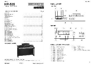 Сервисная инструкция Roland HP-535 ― Manual-Shop.ru
