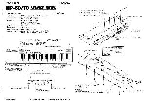 Сервисная инструкция Roland HP-60, HP-70 ― Manual-Shop.ru
