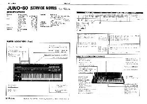 Сервисная инструкция Roland JUNO-60 ― Manual-Shop.ru