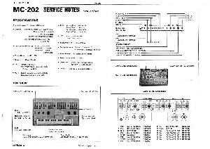 Сервисная инструкция Roland MC-202 ― Manual-Shop.ru