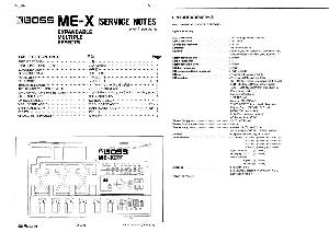 Сервисная инструкция Roland ME-X ― Manual-Shop.ru