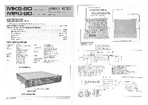 Сервисная инструкция Roland MPG-80 ― Manual-Shop.ru
