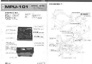 Сервисная инструкция Roland MPU-101 ― Manual-Shop.ru