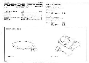 Сервисная инструкция Roland PD-5, KD-5 ― Manual-Shop.ru