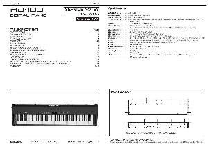 Сервисная инструкция Roland RD-100 ― Manual-Shop.ru