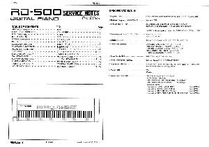 Сервисная инструкция Roland RD-500 ― Manual-Shop.ru