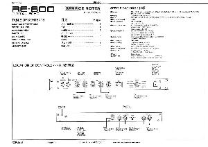 Сервисная инструкция Roland RE-800 ― Manual-Shop.ru
