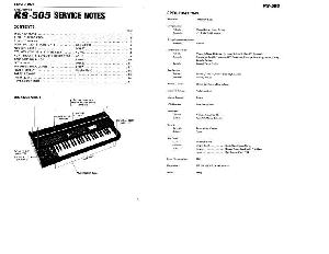 Сервисная инструкция Roland RS-505 ― Manual-Shop.ru