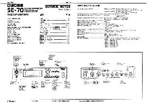 Сервисная инструкция Roland SE-70 ― Manual-Shop.ru