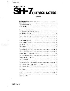 Сервисная инструкция Roland SH-7 ― Manual-Shop.ru