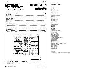 Сервисная инструкция Roland SP-808 PRO  ― Manual-Shop.ru