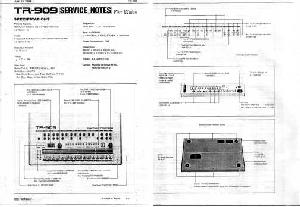 Сервисная инструкция Roland TR-909 ― Manual-Shop.ru