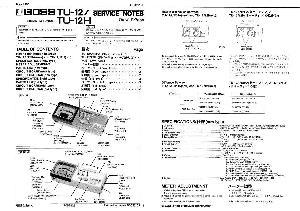 Сервисная инструкция Roland TU-12, TU-12H ― Manual-Shop.ru