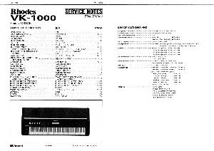 Service manual Roland VK-1000 ― Manual-Shop.ru