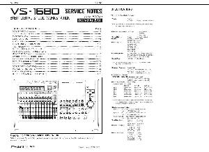 Service manual Roland VS-1680  ― Manual-Shop.ru